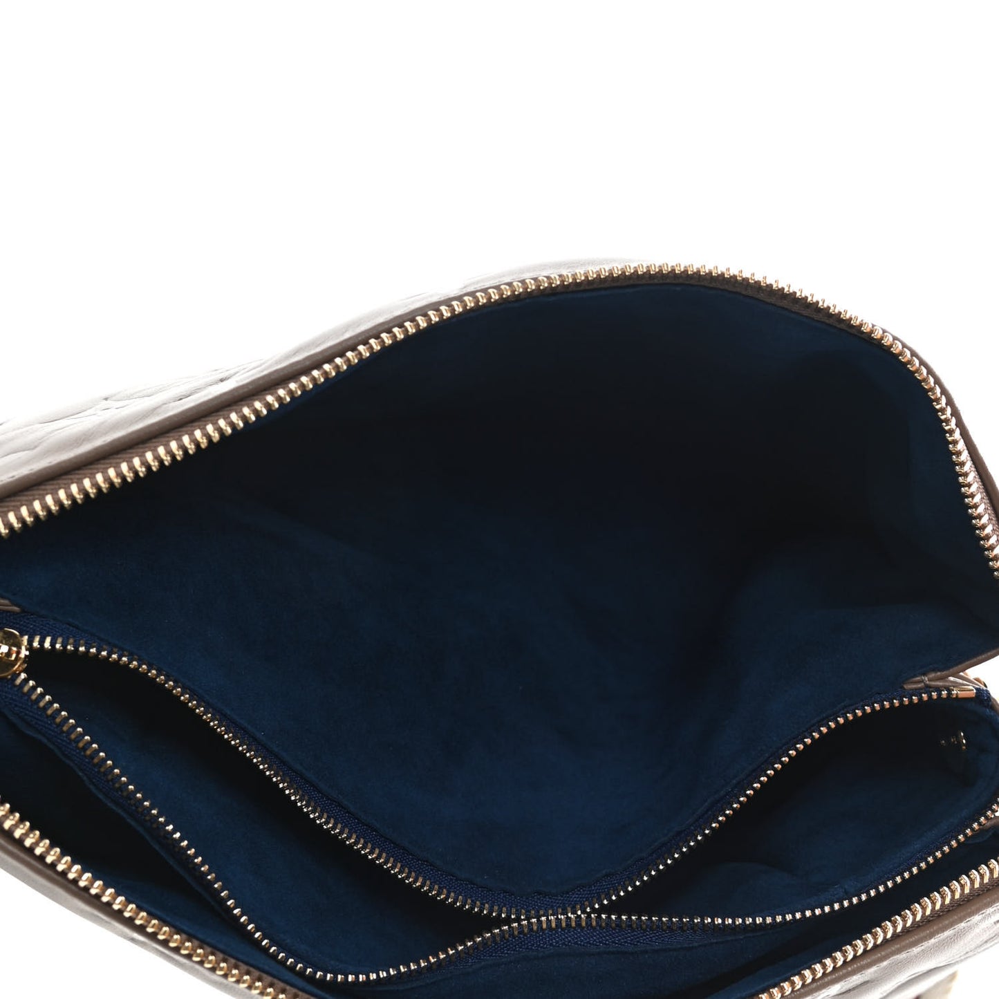 Lambskin Embossed Monogram Coussin PM Taupe