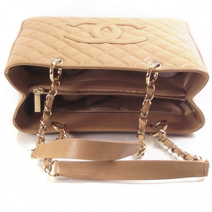 Chanel Caviar CC Shopper Tote Tan 5 of 11
