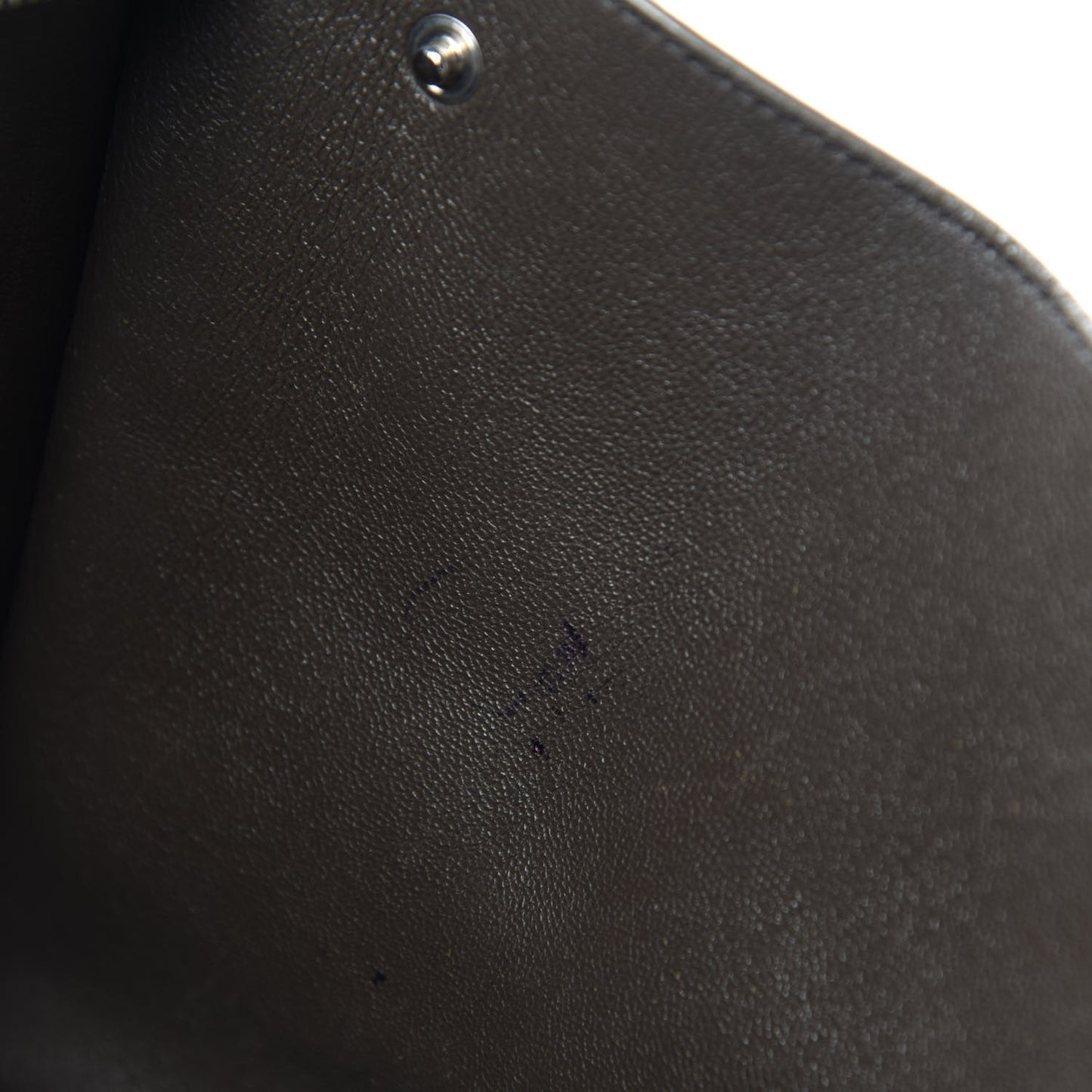 Drummed Calfskin Suede Small Trapeze Taupe