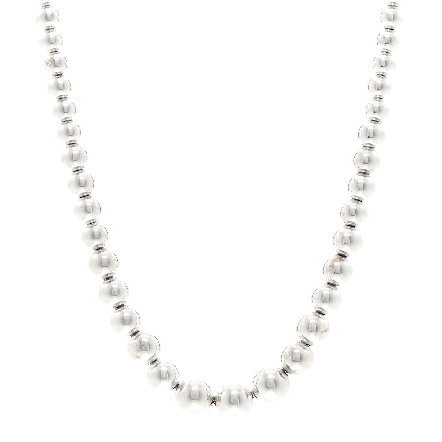 Sterling Silver HardWear Graduated Ball Necklace