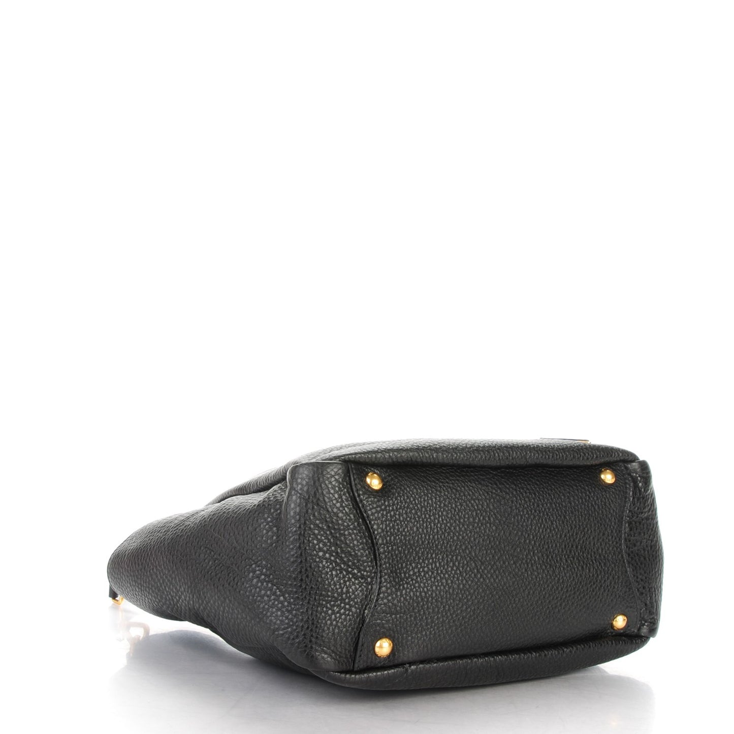 Vitello Daino Side Pocket Hobo Nero Black