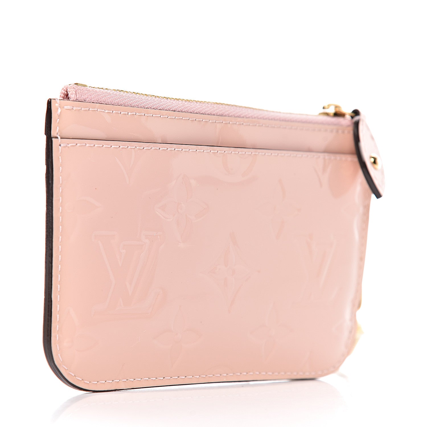 Louis Vuitton Vernis Key Pouch Rose Ballerine 3 of 8