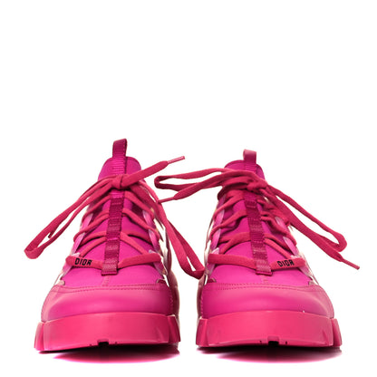 Christian Dior Neoprene Rubber Womens D-Connect Sneakers 39.5 Fuchsia 2 of 9