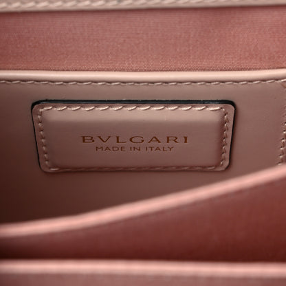 Bulgari Calfskin Serpenti Forever Top Handle Crystal Rose 6 of 8