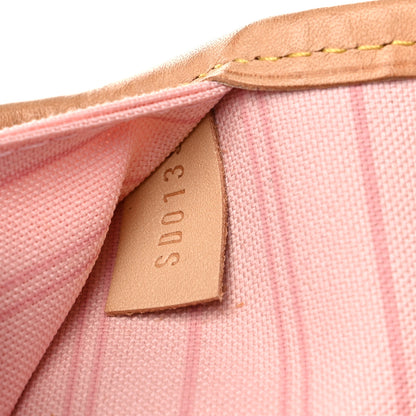 Louis Vuitton Damier Azur Neo Neverfull MM Rose Ballerine 8 of 13