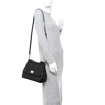 Dolce & Gabbana Dauphine Small Miss Sicily Satchel Black 2 of 17