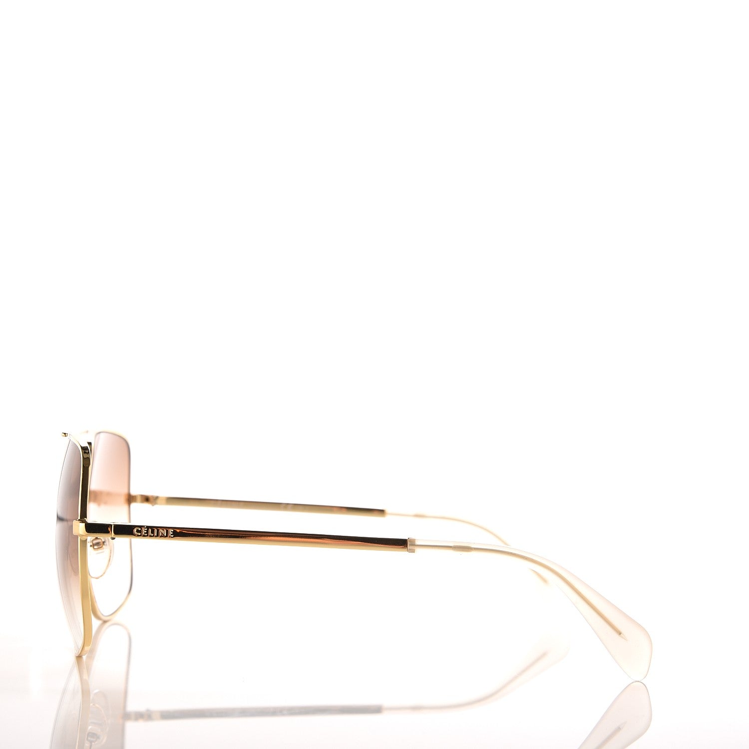 Celine Metal Sunglasses CL 41808/S Gold 3 of 8