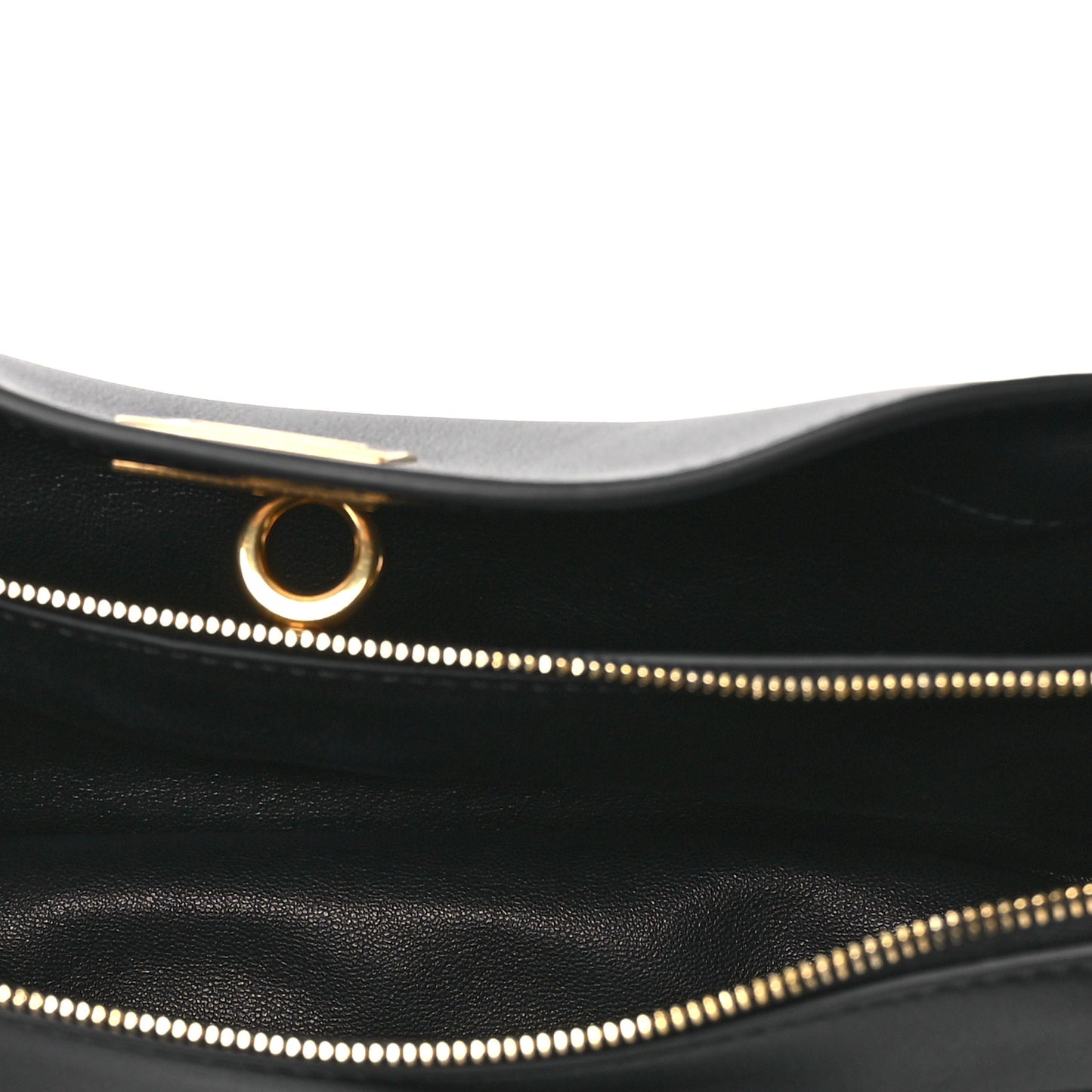 Natural Smooth Calfskin Rodeo Sling Pochette Black
