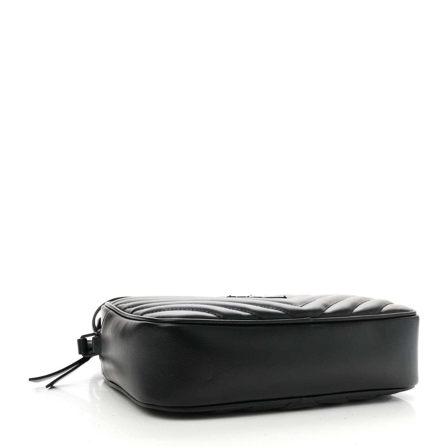 Saint Laurent Calfskin Matelasse Monogram Monochrome Lou Camera Bag Black 4 of 10