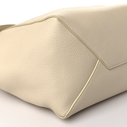 Celine Soft Grained Calfskin Small Belt Cabas Phantom Vanilla 10 of 13