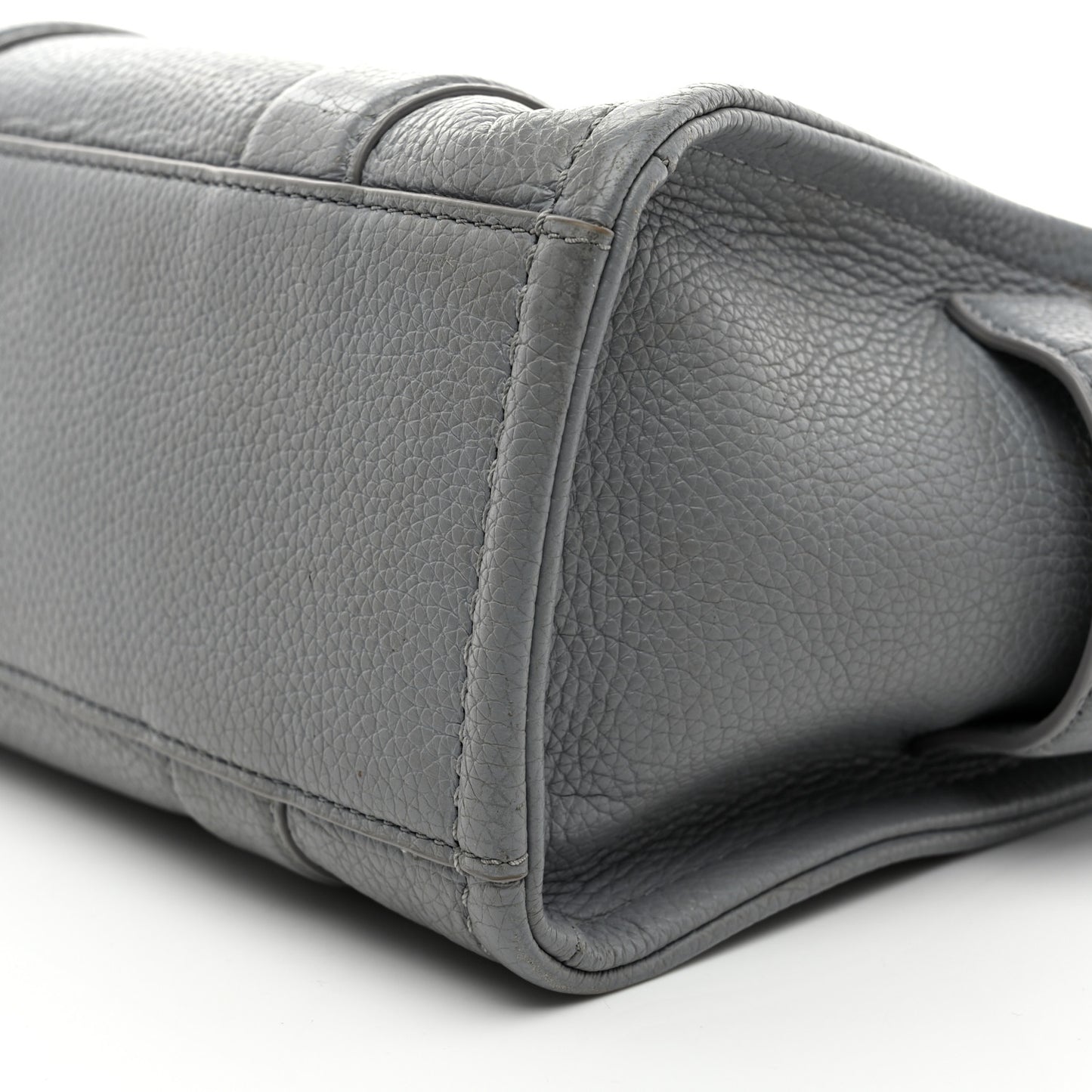 Grained Calfskin Small The Tote Bag Wolf Grey