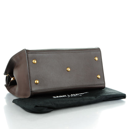 Saint Laurent Calfskin Small Classic Y Cabas Brown 4 of 7