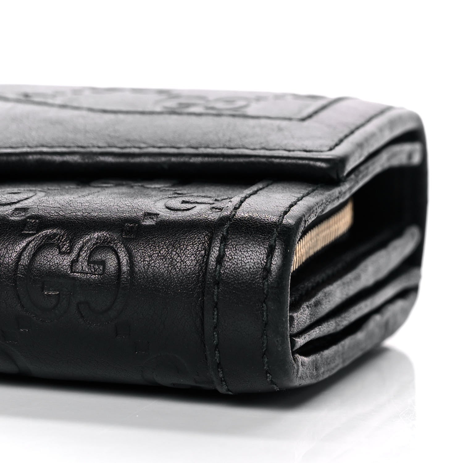 Gucci Guccissima Sukey Continental Wallet Continental Wallet Black 9 of 12