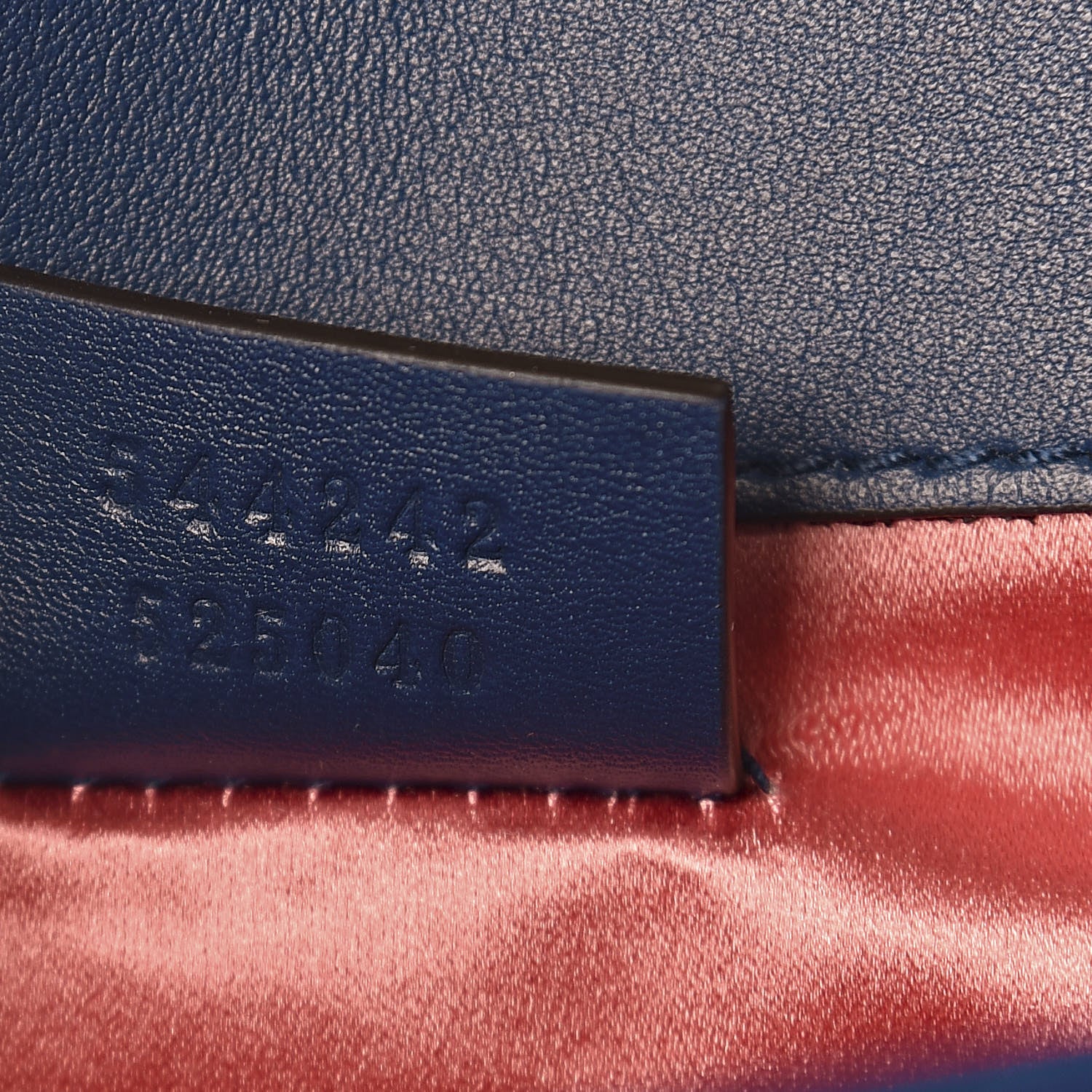 Gucci Velvet Crystal Square G Shoulder Bag Cobalt Blue 9 of 10