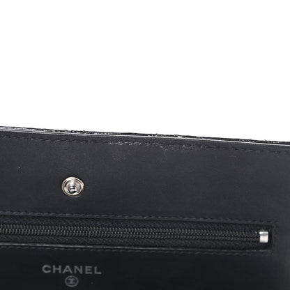 Chanel Patent Quilted Brilliant Wallet On Chain WOC Black 14 of 16
