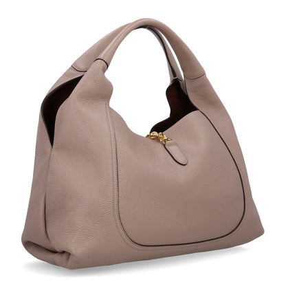Gucci Grained Calfskin Softbit Maxi Shoulder Bag Taupe 4 of 11