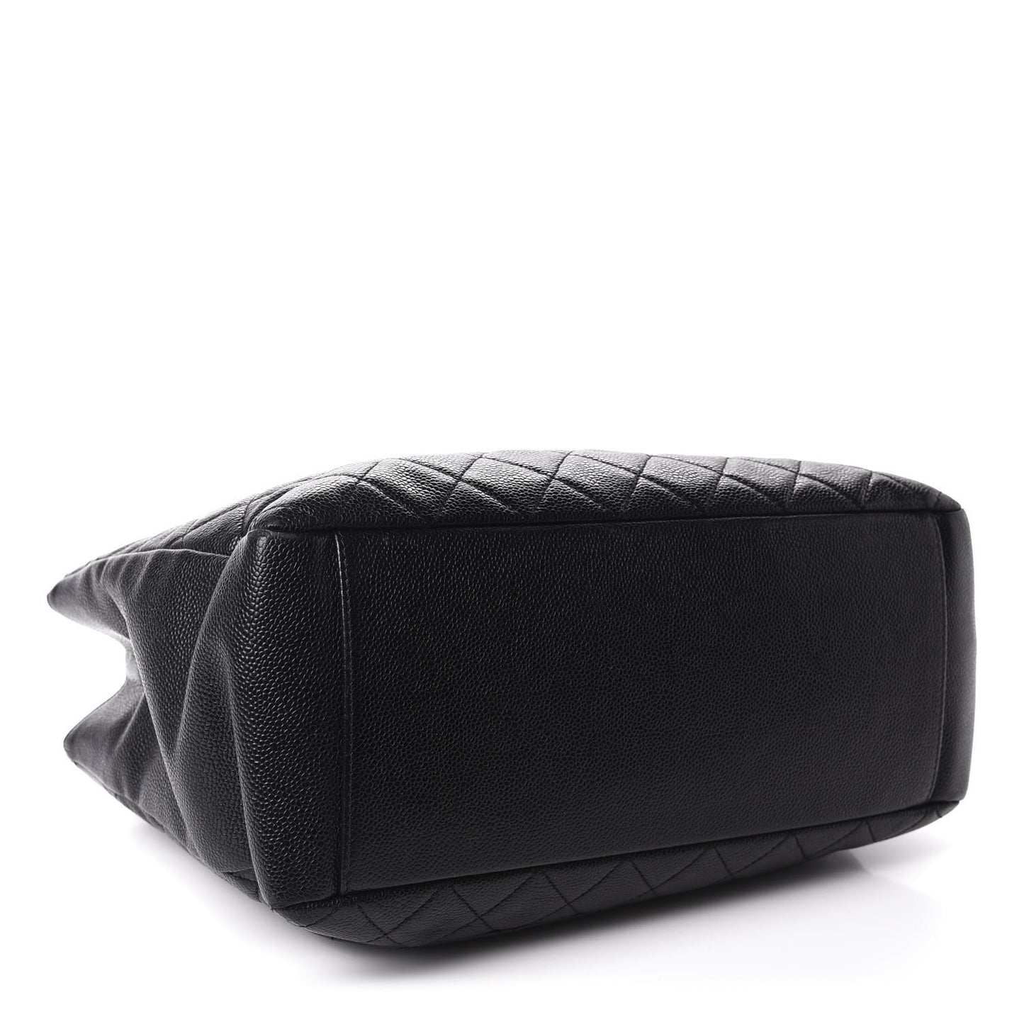 Caviar Quilted Grand Shopping Tote GST Black