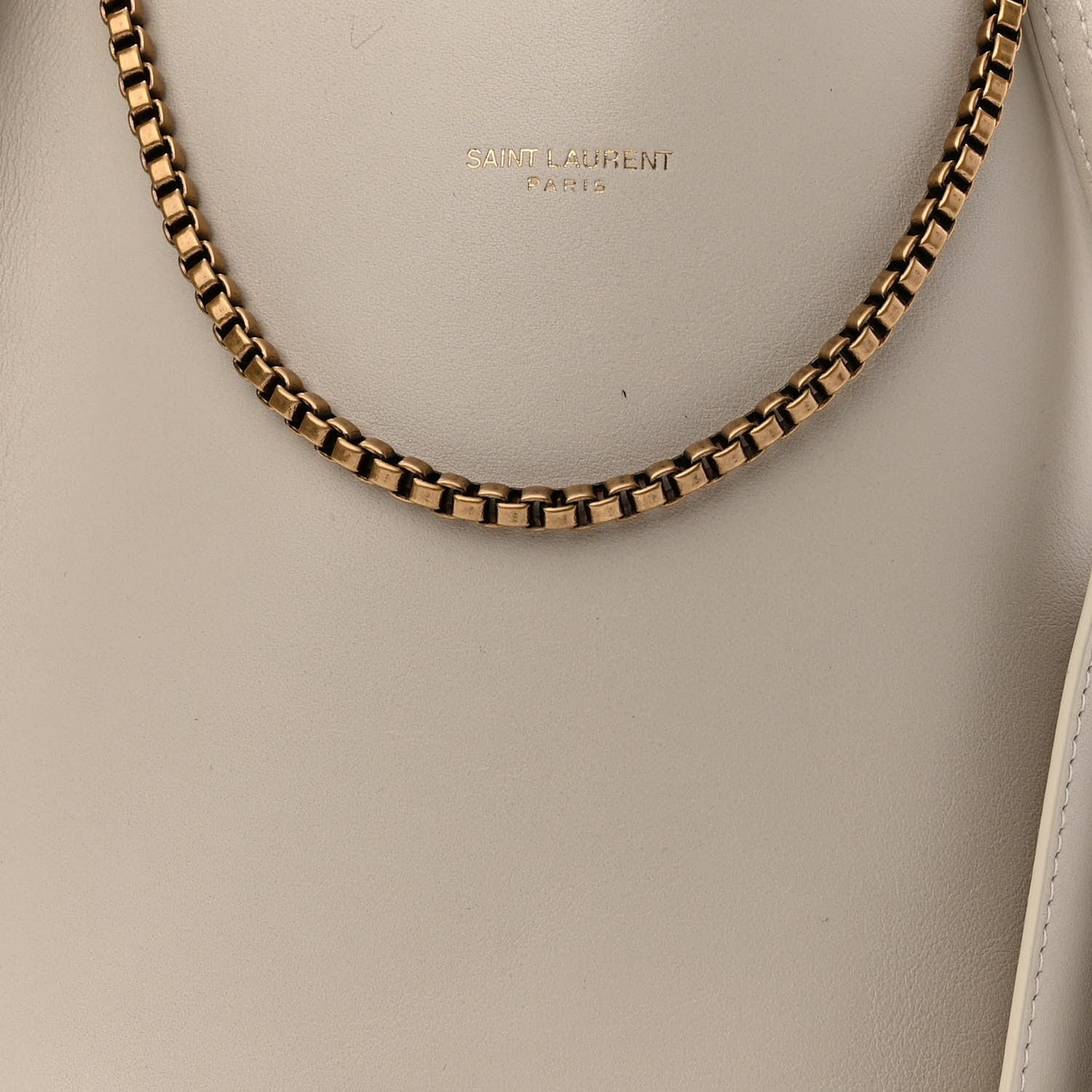 Saint Laurent Calfskin Mini Suzanne Hobo Cream 8 of 10