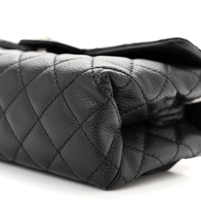Chanel Grained Calfskin Quilted 2.55 Reissue Flap Belt Bag Clutch Black 11 of 11