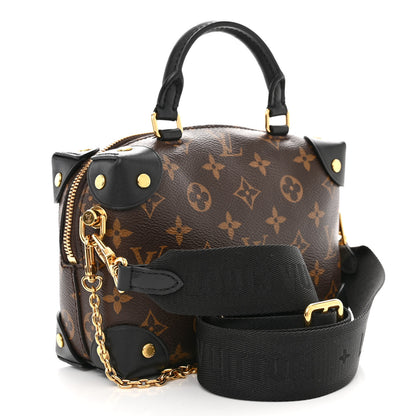 Louis Vuitton Monogram Petite Malle Souple Black 3 of 11