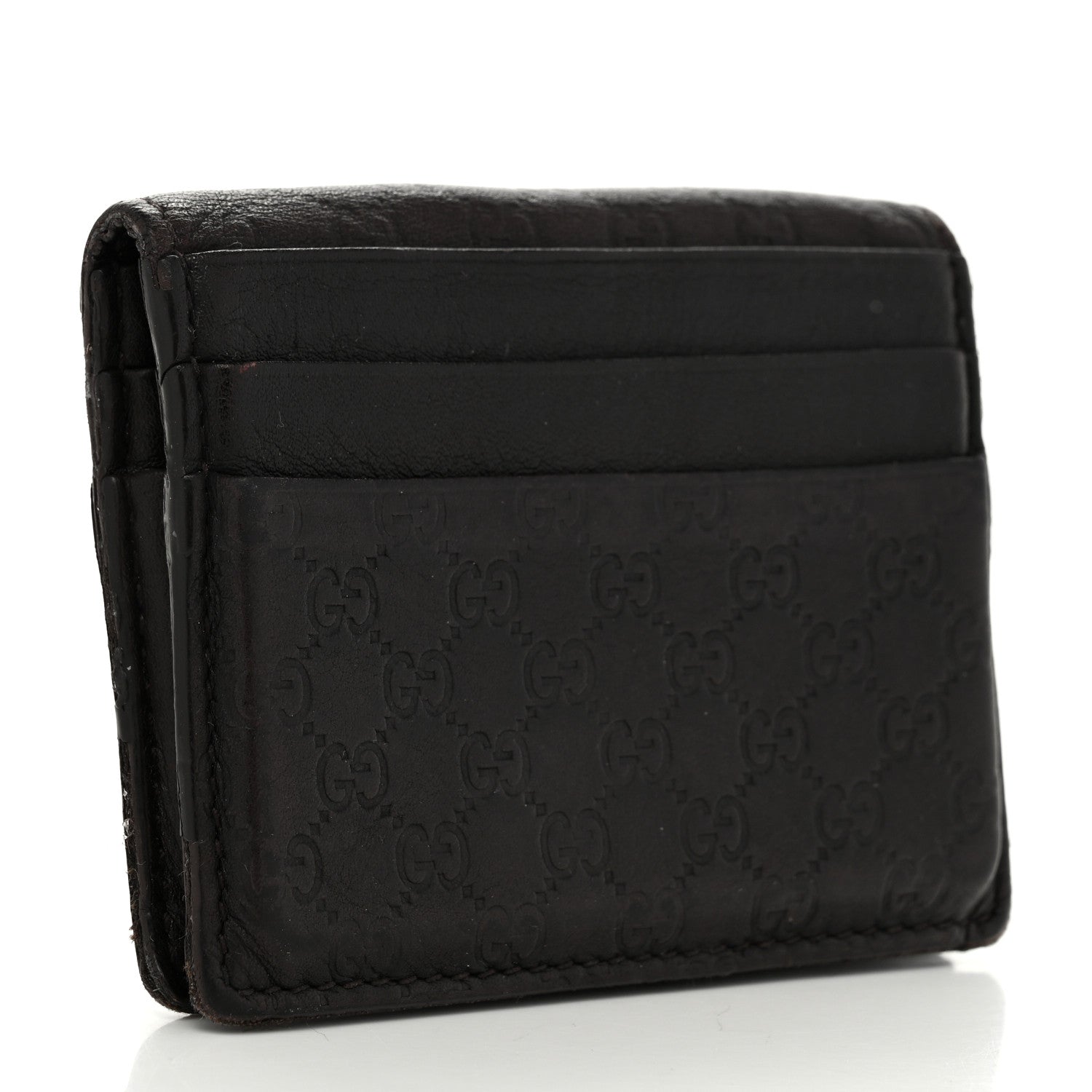 Gucci Guccissima Card Holder Brown 3 of 9