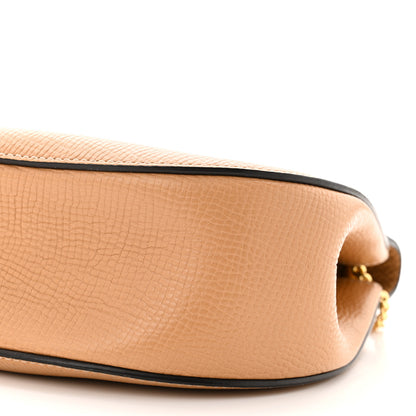 Chloe Grained Calfskin Lambskin Drew Shoulder Bag Wet Sand Sunflower 10 of 13
