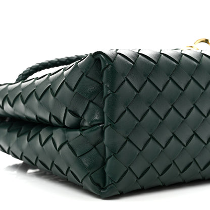 Bottega Veneta Nappa Intrecciato Small Andiamo Shoulder Bag Emerald Green 8 of 9
