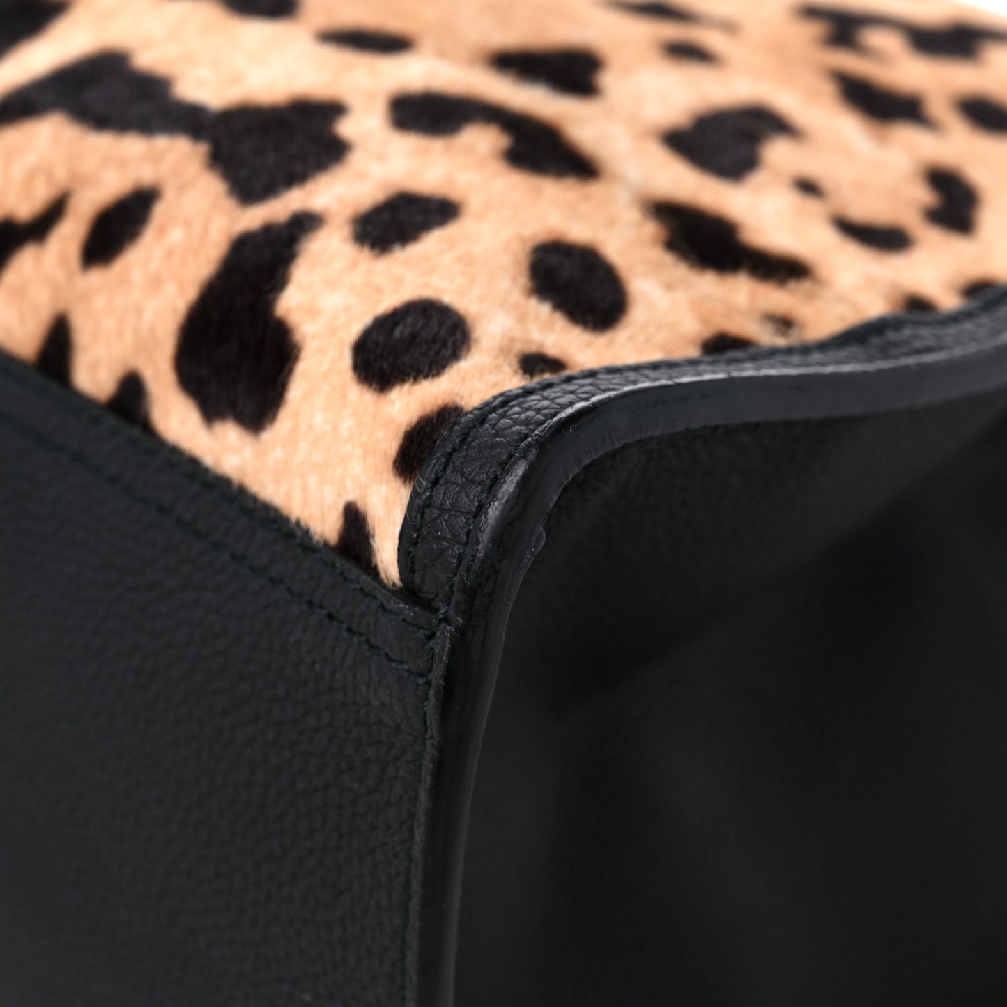 Pony Hair Cheetah Print Medium Jackie Top Handle Bag