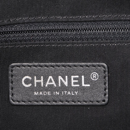 Chanel Calfskin Quilted Feather Weight Bowling Bag Black 6 of 9