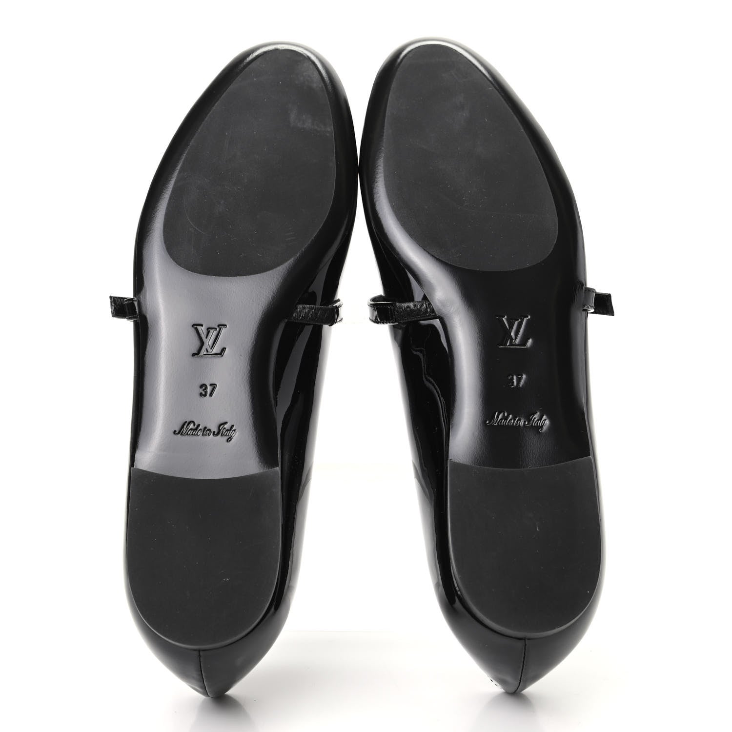 Louis Vuitton Patent Uniformes Ballet Flats 37 Black 5 of 8