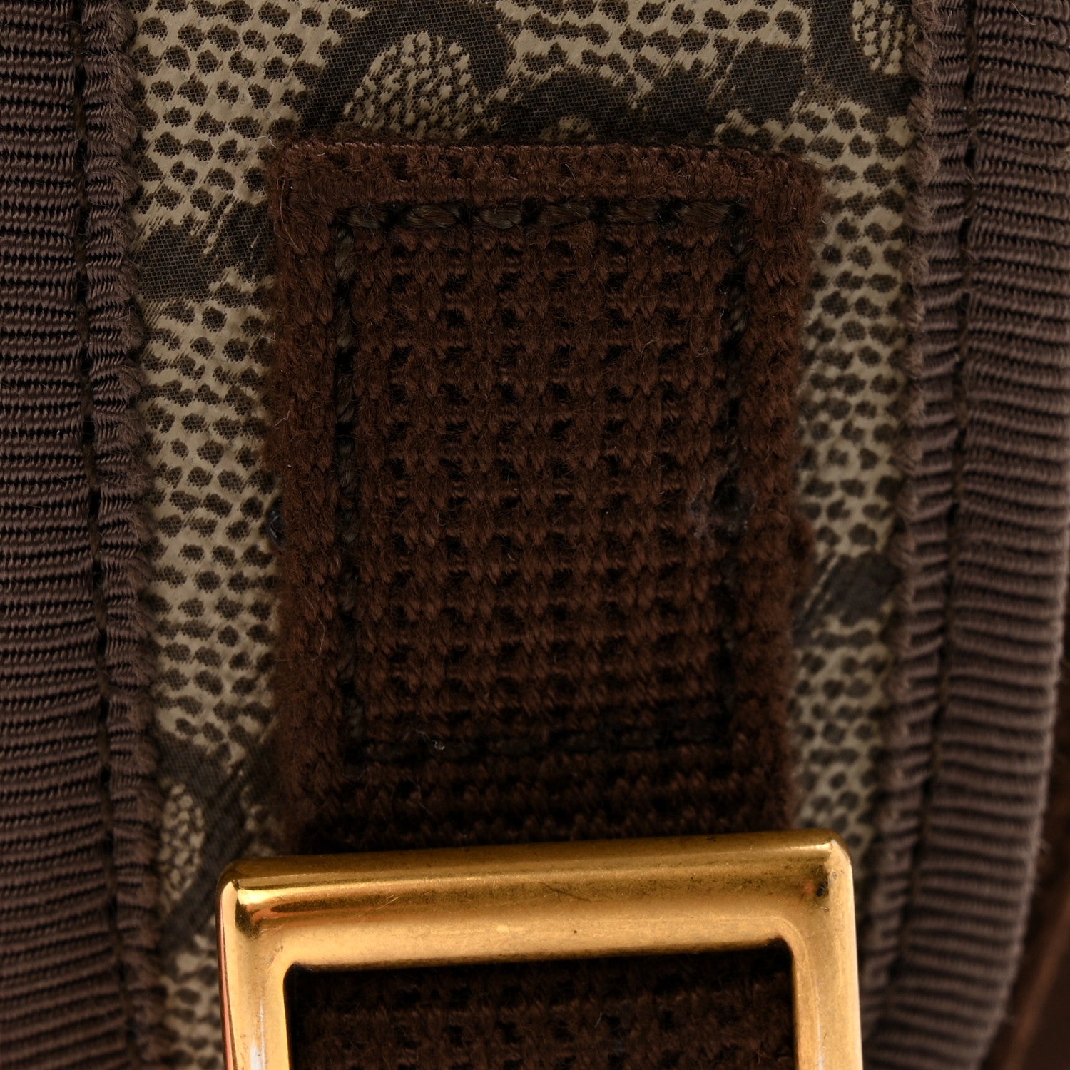 Gucci GG Supreme Monogram Textured Dollar Calfskin Web Small Ophidia Day Backpack Beige Ebony Fluorescent Fuchsia 13 of 14