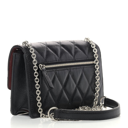 Mulberry Small Quilted Classic Grain Calfskin Small Darley Black 3 of 11