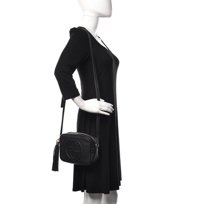 Gucci Pebbled Calfskin Small Soho Disco Bag Black 2 of 16