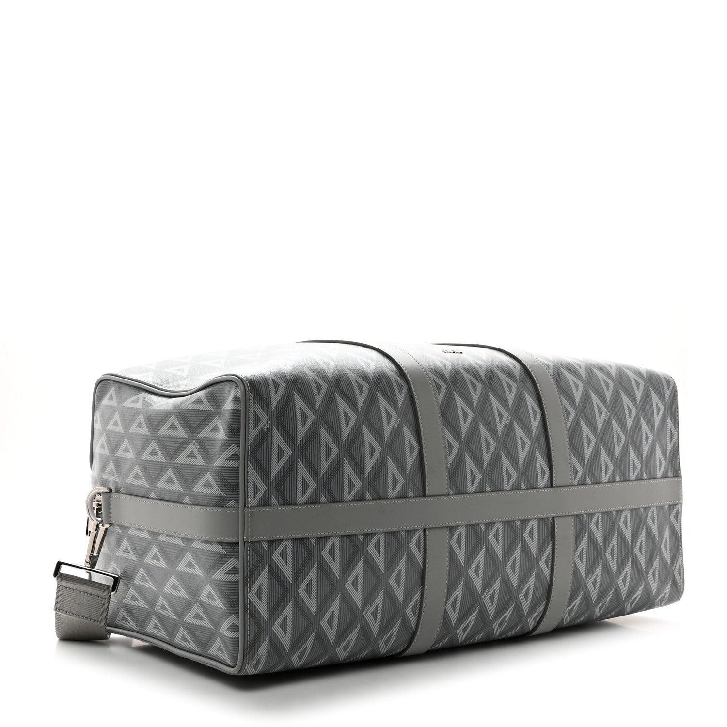 Christian Dior Coated Canvas CD Diamond Lingot 50 Bag Grey 3 of 11