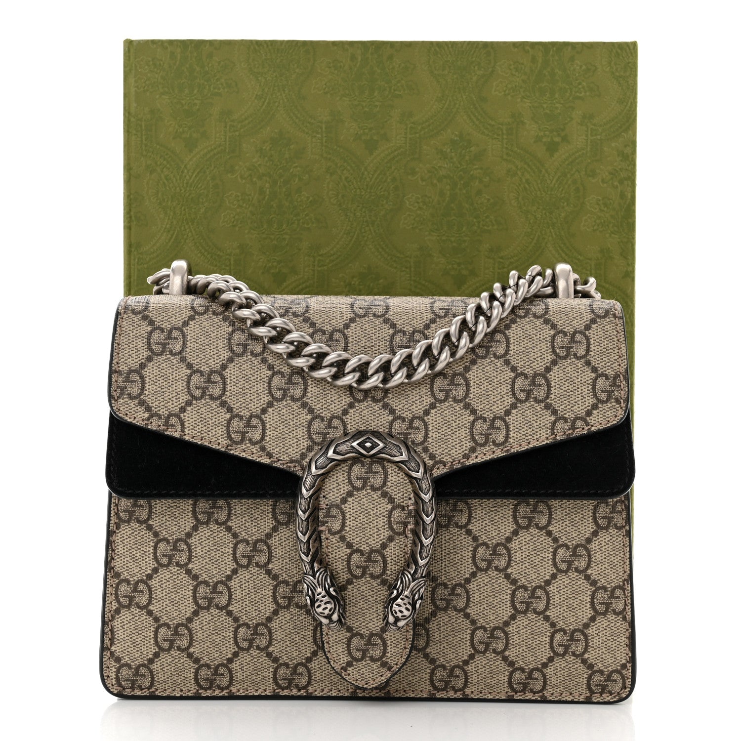 Gucci GG Supreme Monogram Mini Dionysus Shoulder Bag Black 11 of 11