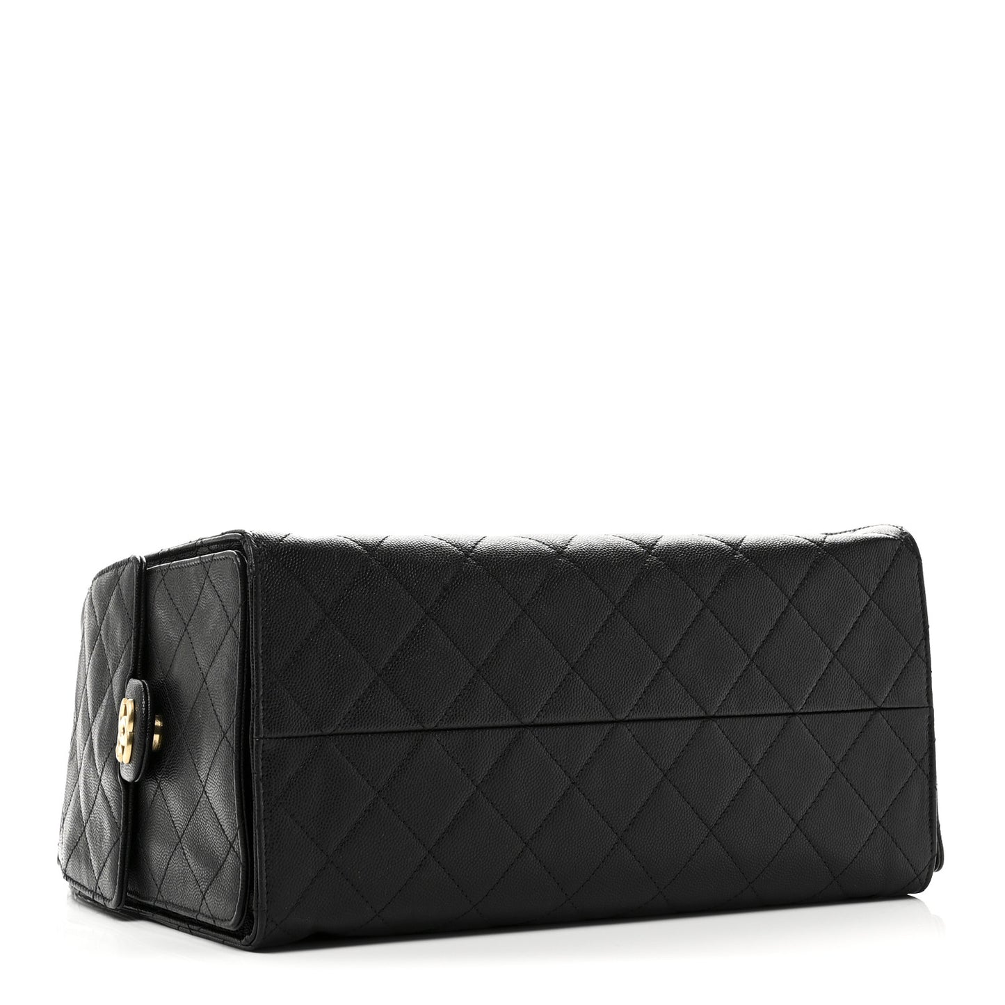Caviar Quilted Medium Chanel 25 Handbag Black
