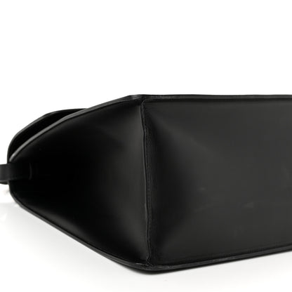 Gucci Calfskin Maxi Sylvie Top Handle Bag Black 9 of 11
