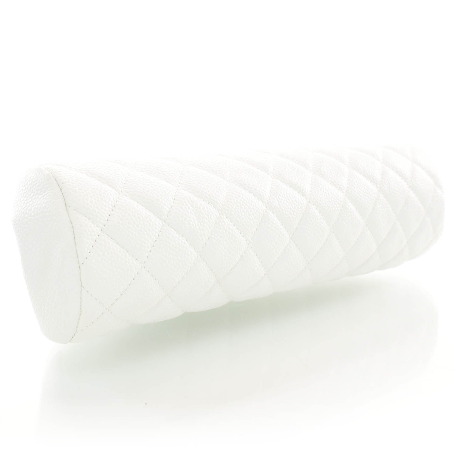 Chanel Caviar Quilted Timeless Clutch White 3 of 7