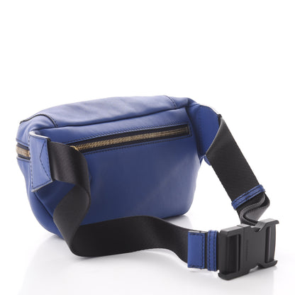 Burberry Calfskin Medium Sonny Bum Bag Blue Denim 2 of 8