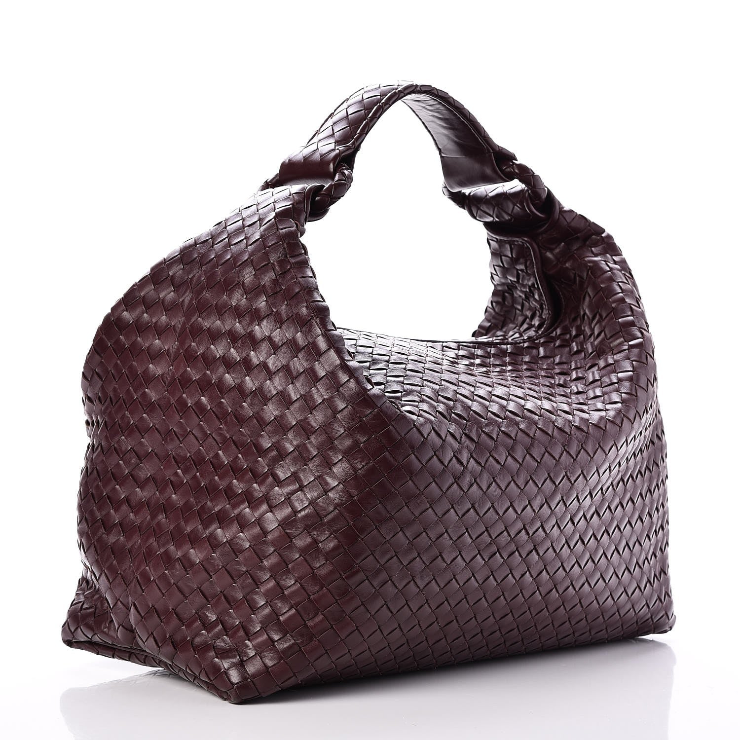 Bottega Veneta Nappa Intrecciato Sloane Hobo Aubergine 3 of 10