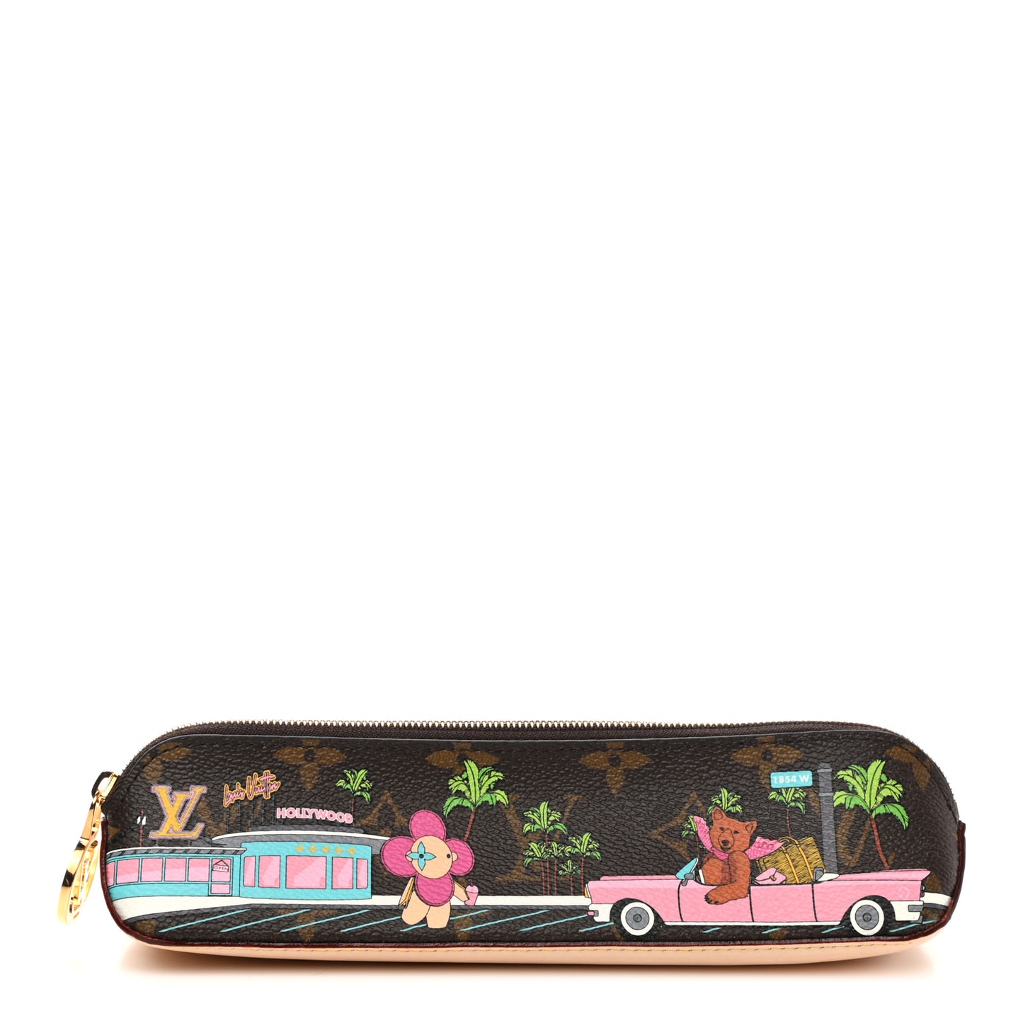 Monogram 2021 Christmas Animation Hollywood Elizabeth Pencil Pouch Coquelicot