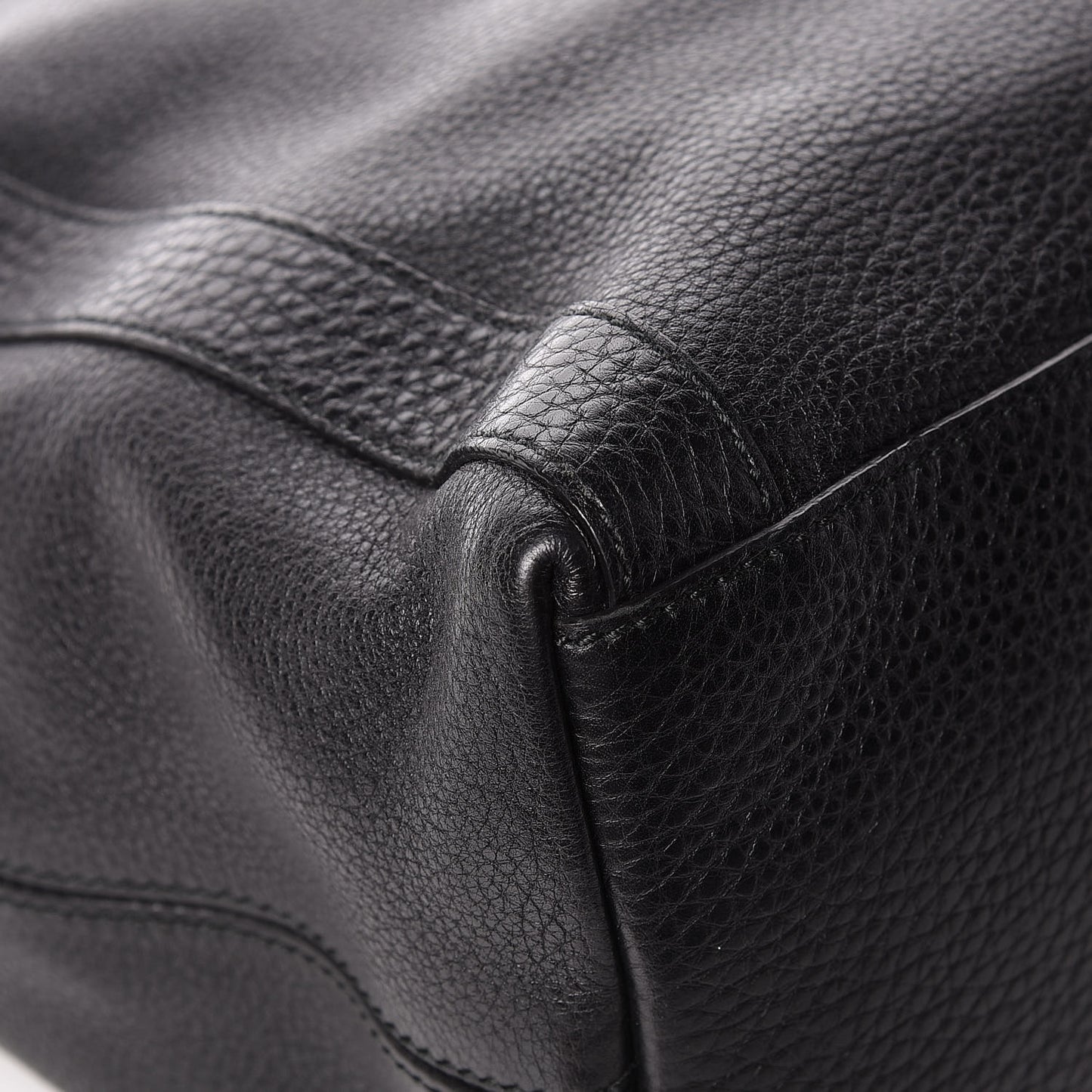 Cellarius Calfskin Medium Miss GG Top Handle Bag Black