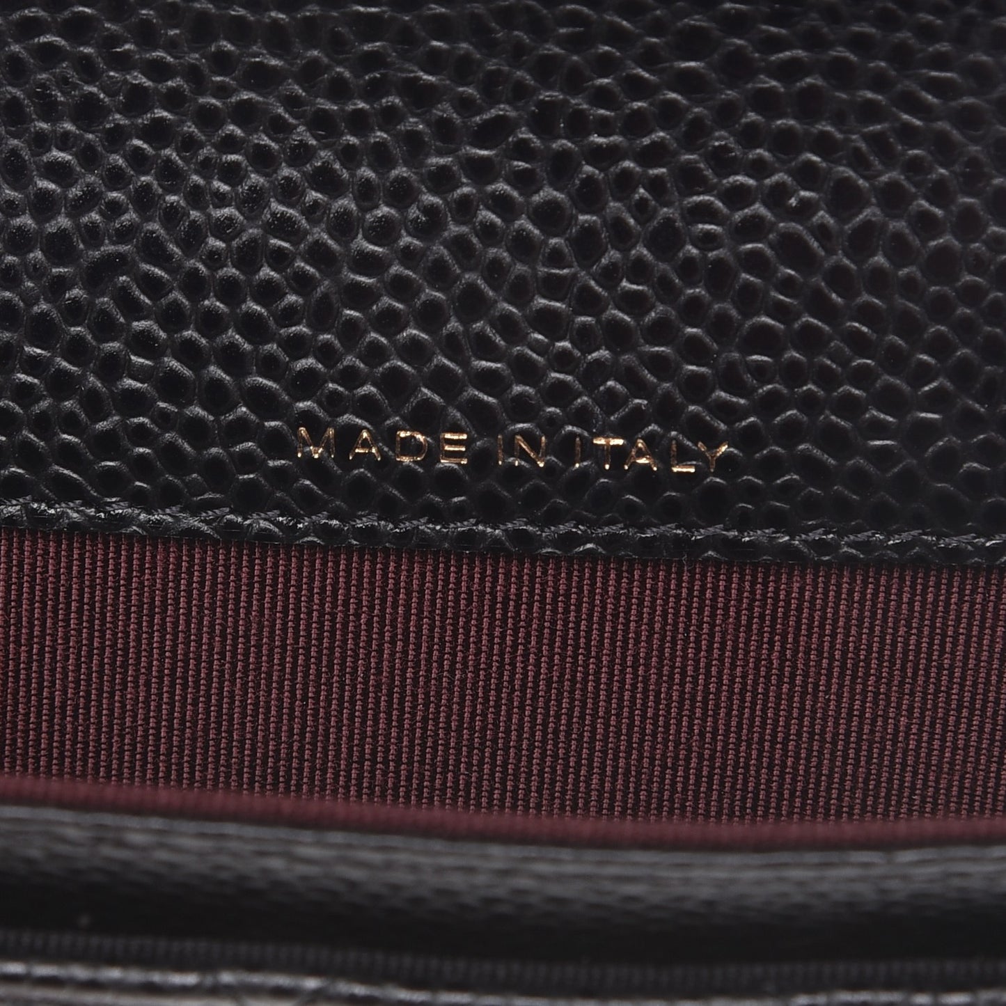 Caviar Quilted Flap Card Holder Black