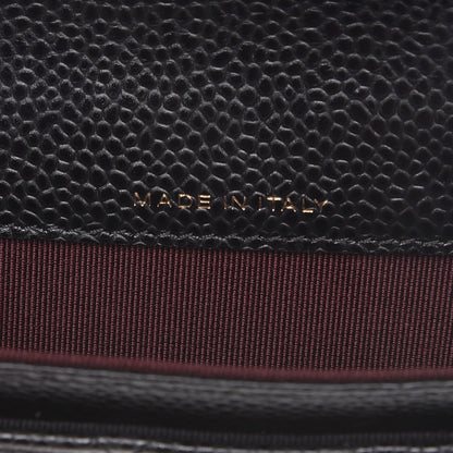Chanel Caviar Quilted Flap Card Holder Black 7 of 8