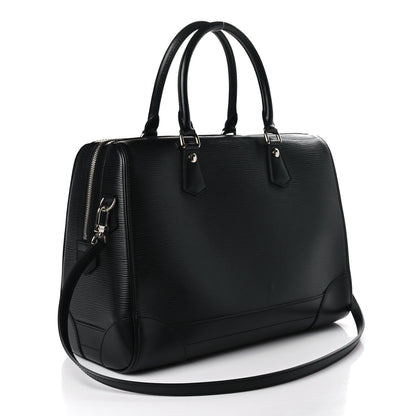 Louis Vuitton Epi Sac De Ville Bourget Black 3 of 8