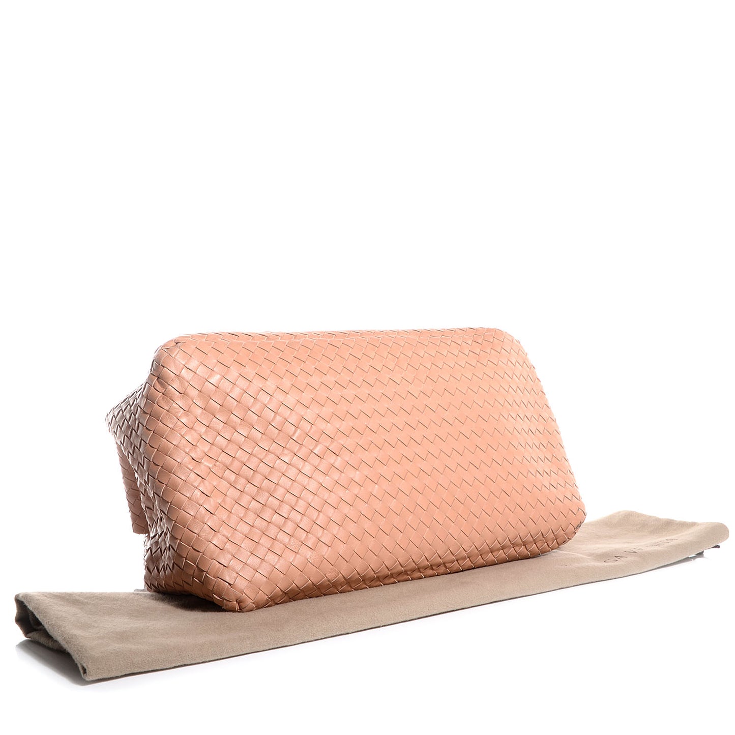 Nappa Intrecciato Seamless Large Tote Poussin