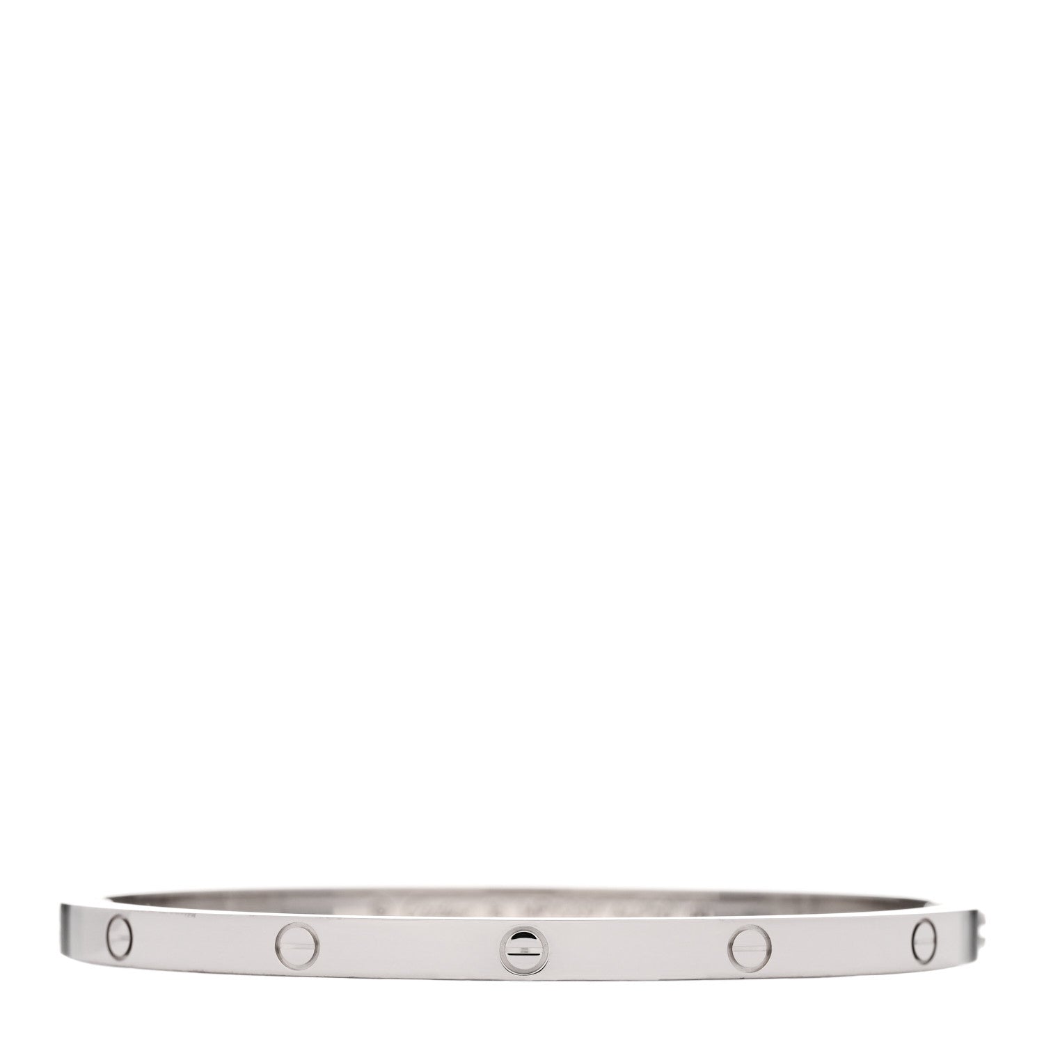 Cartier 18K White Gold Small LOVE Bracelet 16 1 of 4