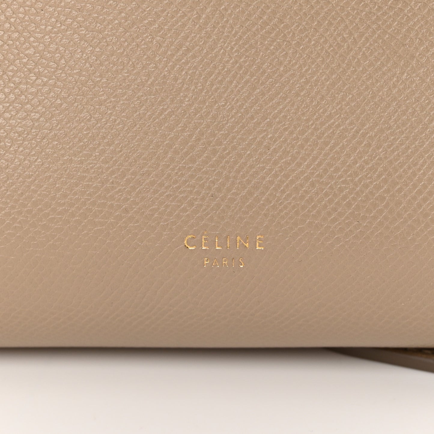 Grained Calfskin Nano Belt Bag Light Taupe