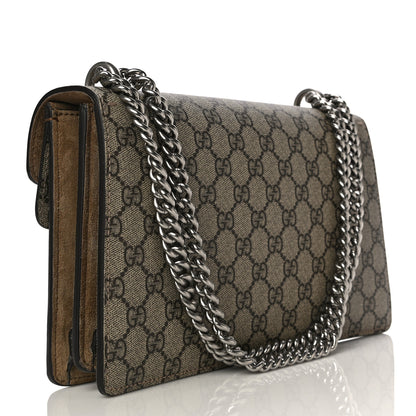 Gucci GG Supreme Monogram Small Dionysus Shoulder Bag Taupe 3 of 15