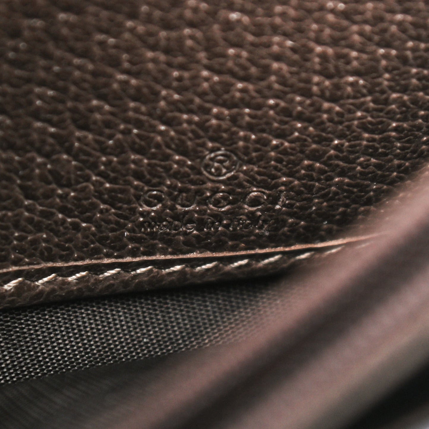 GG Supreme Web Ophidia Wallet On Chain Brown